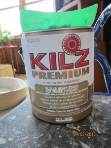 Kilz, the best primer.